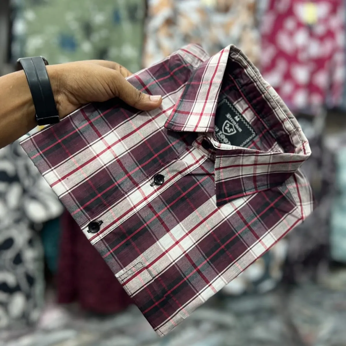 Premium Shirt - Garments Check Fabric